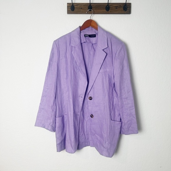 COPY - Zara Purple Blazer - Picture 3 of 11
